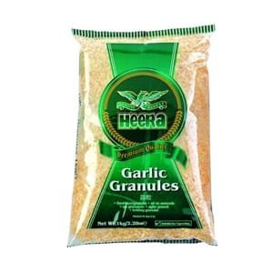 Heera Garlic Granules 1kg | Premium Dried Garlic | Rich Aroma & Flavor Enhancer for Cooking