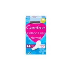 Carefree Cotton Feel Normal X20 | Panty Liners | Soft & Breathable Daily Protection