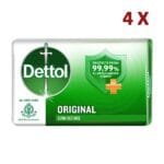 Dettol Antibacterial Soap 150g (Pack of 4) | Germ Protection & Clean Skin