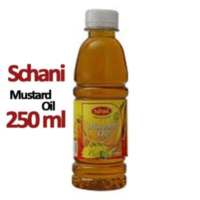 Schani Mustard Oil 250ml | Pure Cooking Oil | Traditional Indian/Pakistani Flavor