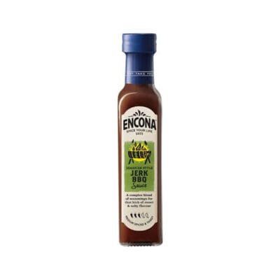 Encona Jerk BBQ Sauce | Authentic Caribbean Hot & Smoky Marinade | 142ml Bottle