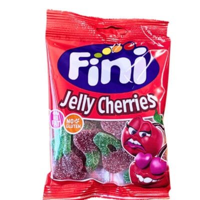 Fini Jelly Cherries 90g | Chewy Cherry-Shaped Candy | Sweet & Fruity Treat
