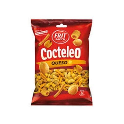 Frit Ravich Cocteleo Queso | Cheese-Flavored Mixed Nuts & Snacks | Crunchy & Savory