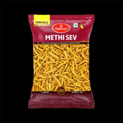 Haldiram Methi Sev | Crispy Indian Snack with Fenugreek Flavor | Savory & Spicy