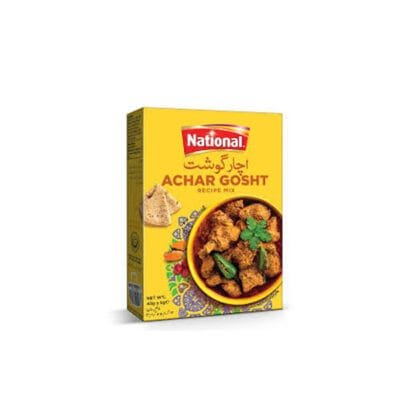 National Achar Gosht Masala 43g x2 | Authentic Pakistani Spice Mix | Flavorful Achar Gosht