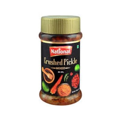 National Crushed Pickle 750mg | Authentic Pakistani Pickle | Tangy & Spicy Condiment