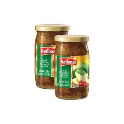 National Kasundi Pickle 320g | Authentic Mustard Mango Pickle | Traditional Pakistani Condiment