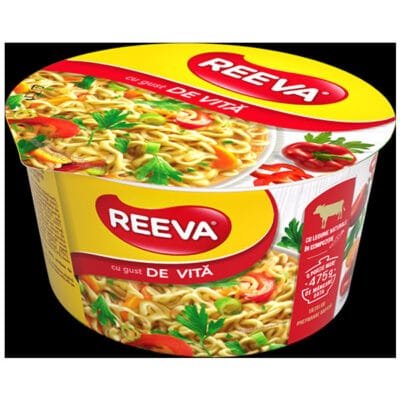 Reeva Beef Flavour Instant Noodles | Quick & Savory Asian Noodles | Instant Meal