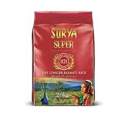 Suray Super Rice 20kg | Premium Long-Grain Rice | Nutritious & Aromatic for Everyday Cooking