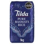 Tilda Pure Basmati Rice 1kg | Aromatic Long-Grain Rice | Premium Quality Everyday Staple
