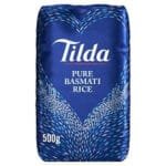 Tilda Pure Basmati Rice 500g | Aromatic Long-Grain Rice | Premium Quality Everyday Staple
