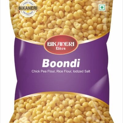 Bikaneri Bites Boondi 300g | Crunchy & Fresh Indian Snack | Perfect for Raita & Chaats