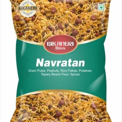 Bikaneri Bites Navratan Mixture 300g | Crunchy & Spicy Indian Snack | Premium Namkeen Blend
