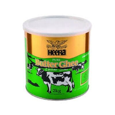 Heera Pure Butter Ghee 2kg | Premium Clarified Butter | Rich Aroma & Traditional Taste