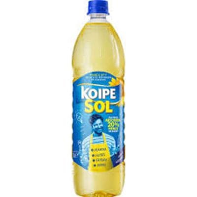 Koipe Sol Sunflower Oil 1L | Pure & Light Spanish Cooking Oil | Ideal for Frying and Everyday Use