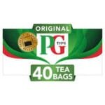 Original PG Tips 40 Tea Bags 116g | Premium Black Tea | Rich Aroma & Bold Flavor