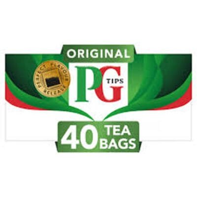 Original PG Tips 40 Tea Bags 116g | Premium Black Tea | Rich Aroma & Bold Flavor
