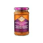 Patak’s Extra Hot Curry Paste | Intense Indian Spice Blend for Fiery Curries | 283g Jar