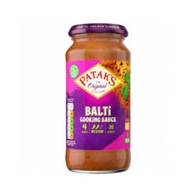 Patak’s Original Balti Cooking Sauce | Authentic Indian Curry Sauce | Spicy & Tangy Balti Flavor
