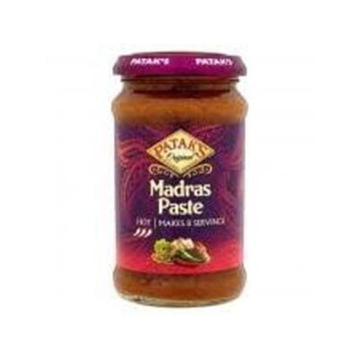 Patak’s Original Madras Paste | Authentic Spicy Indian Curry Marinade | 283g Jar