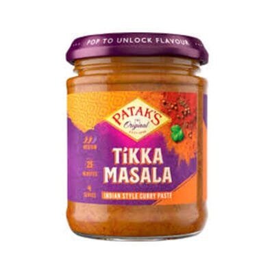 Patak’s Original Tikka Masala 165g | Authentic Indian Curry Sauce | Mild & Spiced Tikka Flavor
