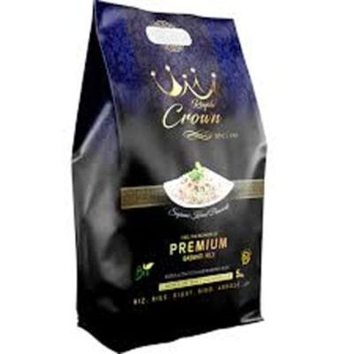 Royal Crown Basmati Rice 20kg | Premium Long-Grain Aromatic Rice | Nutritious & Fluffy