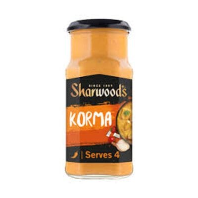 Sharwood’s Korma Sauce | Authentic Indian Curry Sauce | Mild & Creamy Korma Flavor
