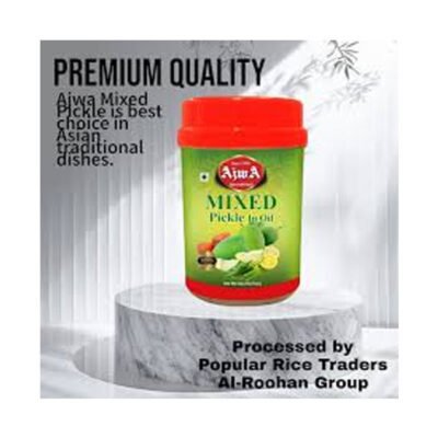 Ajwa Mixed Pickle in Oil | Traditional Spicy Pickle | 1kg Jar