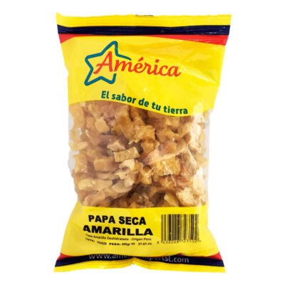 America Papa Seca Amarilla | Premium Yellow Dried Potatoes for Cooking | 500g Pack