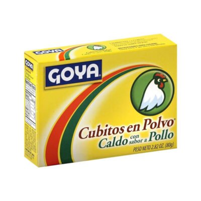 Goya Cubitos en Polvo Caldo | Premium Powdered Bouillon Cubes for Cooking | 120g Pack
