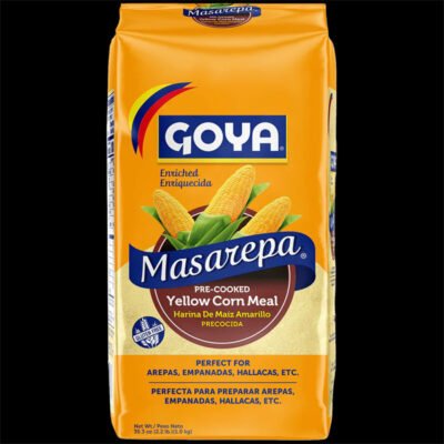 Goya Masarepa Pre-Cooked Yellow Corn Meal | Harina de Maíz Amarillo Precocida | 1kg Pack
