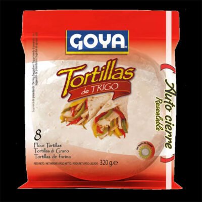 Goya Tortillas de Trigo | Soft Wheat Flour Tortillas for Wraps & Tacos | 10 Pack