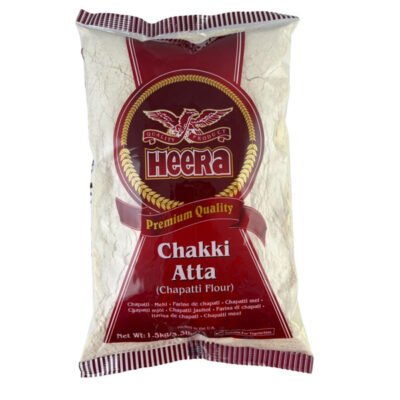 Heera Chakki Atta Chapatti Flour | Premium Whole Wheat Flour | Stone-Ground for Soft Rotis & Chapatis | 10kg Pack