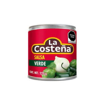 La Costeña Salsa Verde 220g | Authentic Mexican Green Sauce | Spicy & Tangy Condiment
