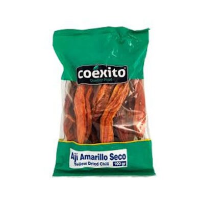 Coexito Ají Amarillo Seco | Premium Dried Yellow Chili for Cooking | 100g Pack