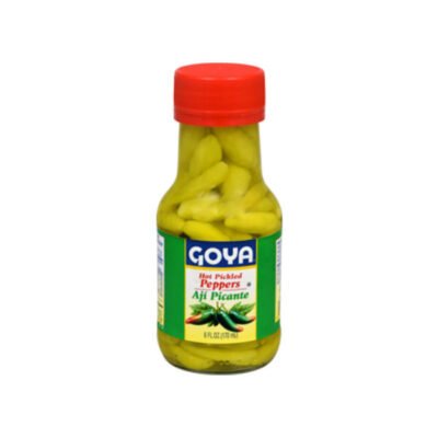 Goya Hot Pickled Pepper Aji Picante | Spicy Pickled Chili Peppers | Authentic Latin Flavor