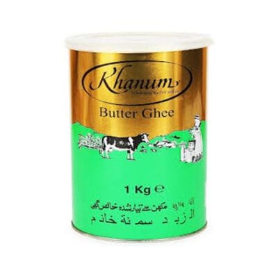 Khanum Pure Butter Ghee | Premium Clarified Butter | 1kg Tin