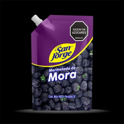 San Jorge Mermelada de Mora | Sweet & Tangy Blackberry Jam | Premium Breakfast Spread