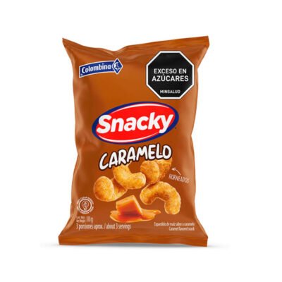 Snacky Caramelo | Sweet Caramel Flavored Snack | 100g Pack