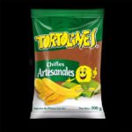 Tortolines Chifles Limón | Tangy Lemon Plantain Chips | 100g Pack