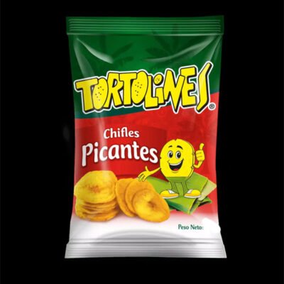 Tortolines Chifles Picantes | Spicy Plantain Chips | 100g Pack