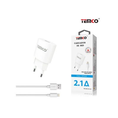 Tenco 2.1A USB Wall Charger – Fast & Safe Charging Adapter for Smartphones and Tablets