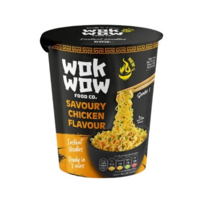 Wok Wow Savoury Chicken Noodles Cup – Instant Noodles | Quick & Tasty