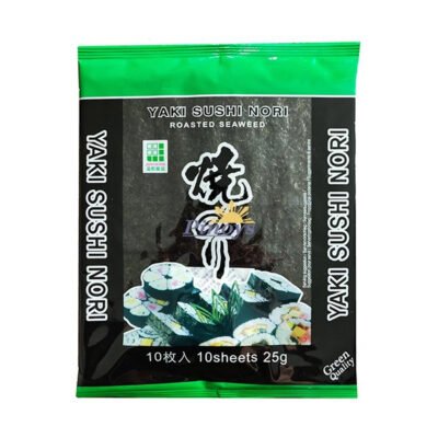 Yaki Sushi Nori 25g – Premium Roasted Seaweed Sheets for Sushi & Snacks
