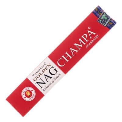 Golden Nag Champa Agarbathi Incense – Classic Floral Aroma for Meditation, Prayer & Relaxation