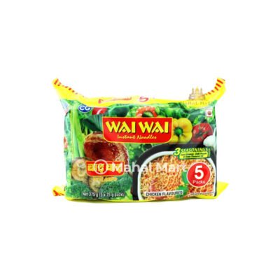 Wai Wai Chicken Flavor Noodles – 5-Pack Instant Noodles | Quick & Tasty